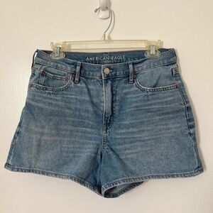 American Eagle AE Strigid High Waisted Relaxed Denim Short